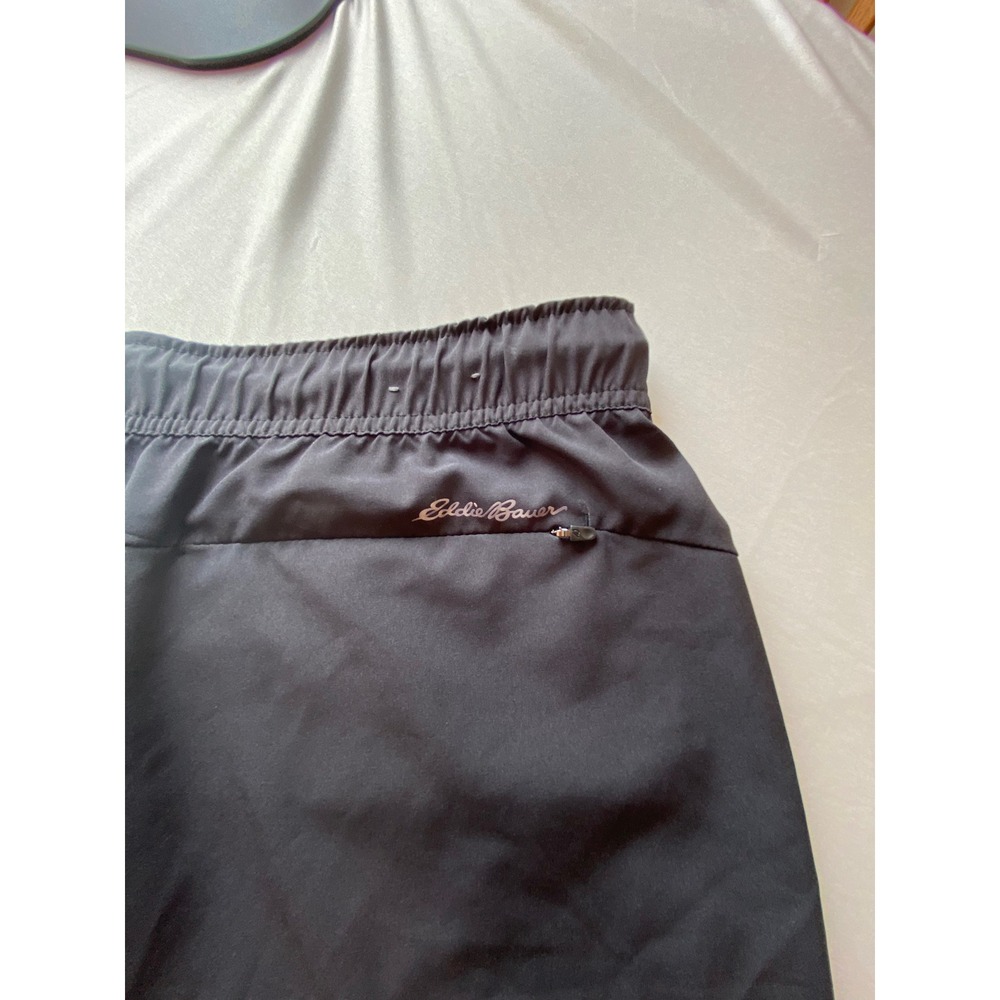 Eddie Bauer Motion Mens Black Active Performance Shorts Large Elastic Waist - Picture 5 of 6
